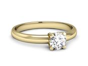 Pierścionek zaręczynowy z diamentami złoto 585 - P15013z - 2