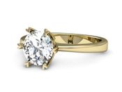 Pierścionek zaręczynowy z brylantem złoto 585 - P15020z_VS_H - 2