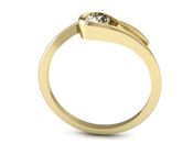 Złoty pierścionek z brylantem złoto próba 585 - P15033z_SI_F - 3