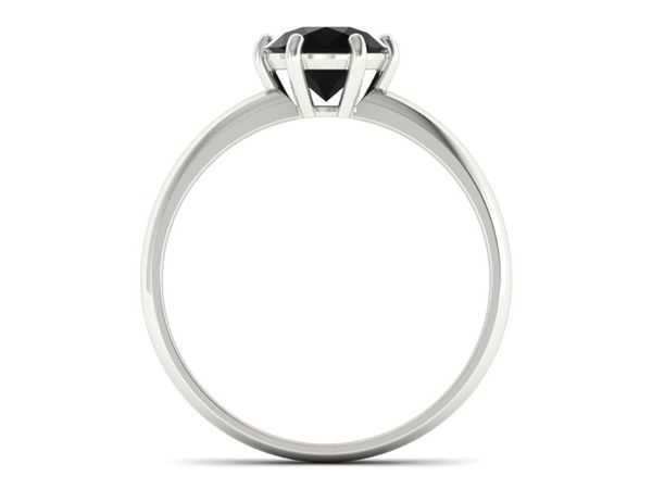 Pierścionek zaręczynowy z diamentem białe złoto - p15043bcd