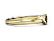 Złoty pierścionek ze spinelem - p15067zsp - 2