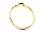 Złoty pierścionek z szafirem próby 585 - p15067zsz - 3