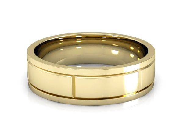 Obrączka pierścionek żółte złoto próba 585 - P15188zm