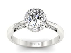 Pierścionek z diamentami białe złoto - p16020bbr_VS_H