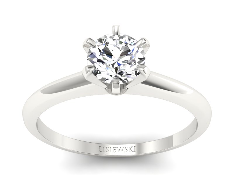 Złoty pierścionek złoto biały szafir - P16041bszb