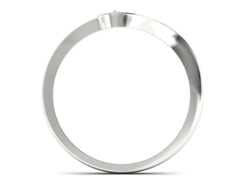 Pierścionek z platyny z brylantami - P16050pt — zdjęcie 2