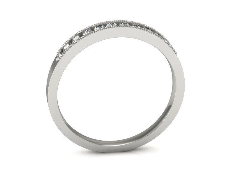 Pierścionek zaręczynowy z brylantami - p16062b — zdjęcie 3