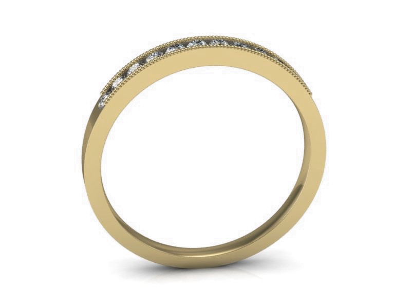 Pierścionek zaręczynowy z brylantami - p16062z — zdjęcie 3