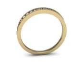 Pierścionek zaręczynowy z brylantami złoto 585 - p16062z - 3
