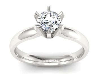 Pierścionek zaręczynowy z diamentami promocja - p16071bnpro - 1