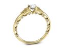 Pierścionek zaręczynowy z brylantami złoto 585 - p16073z