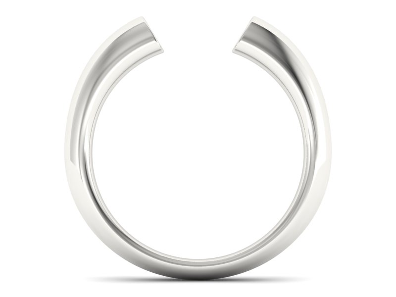 Złoty pierścionek z brylantami białe złoto - p16084b — zdjęcie 2