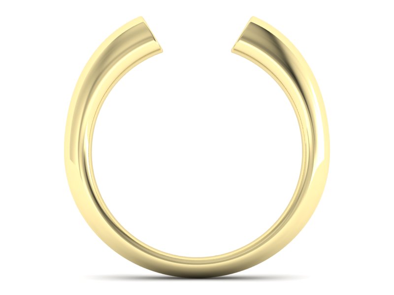 Złoty pierścionek z brylantami żółte złoto - p16084z — zdjęcie 2