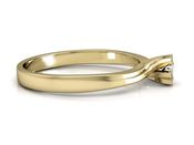 Pierścionek zaręczynowy z brylantem żółte złoto - p16092z_Vs - 2