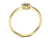 Pierścionek zaręczynowy z brylantami złoto 585 - p16109z - 3