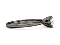 Czarne złoto Złoty Pierścionek z brylantami złoto próby 585 - p16157cz- 3