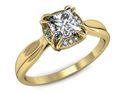 Złoty Pierścionek z diamentami żółte złoto 585 - p16187z