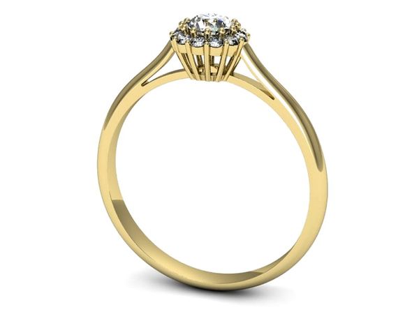 Ekskluzywny pierścionek z diamentami - p16291zx