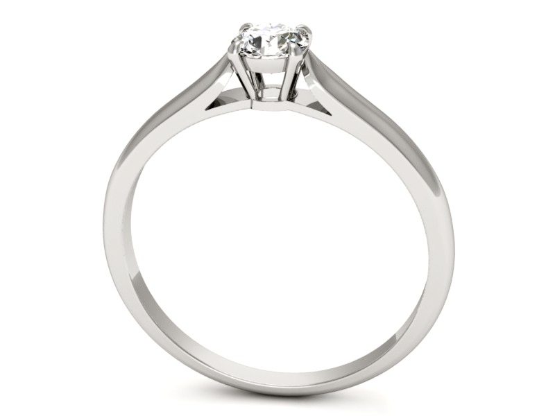Pierścionek zaręczynowy z diamentem - p16342pt — zdjęcie 3