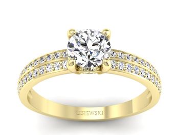 Ekskluzywny pierścionek z diamentami Lisiewski - p16356zx - 1