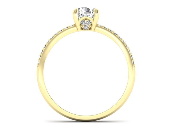 Ekskluzywny pierścionek z diamentami Lisiewski - p16356zx