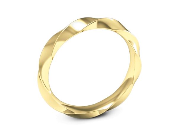 Obrączka pierścionek żółte złoto próba 585 - p16405z