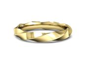 Obrączka pierścionek żółte złoto próba 585 - p16405z - 2