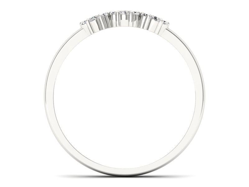 Pierścionek zaręczynowy z diamentami - p16428b — zdjęcie 2