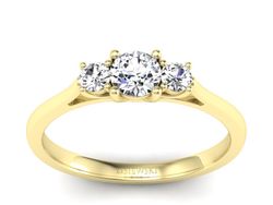 Pierścionek zaręczynowy z diamentami - p16449zP