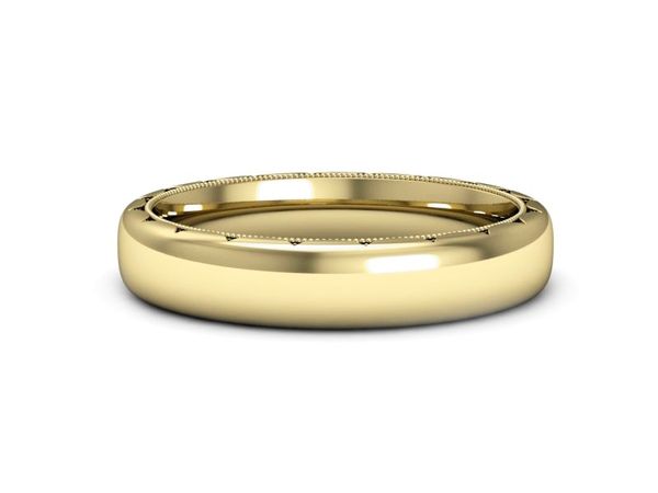 Obrączka pierścionek żółte złoto próba 585 - p16489z