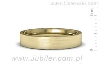 Obrączka pierścionek żółte złoto próba 585 - p16490zmp- 2