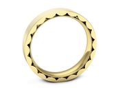 Obrączka pierścionek żółte złoto próba 585 - p16490zmp - 3