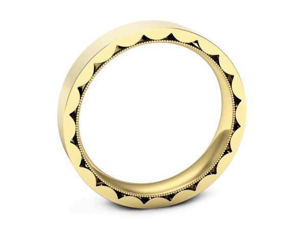 Obrączka pierścionek żółte złoto próba 585 - p16490zmp