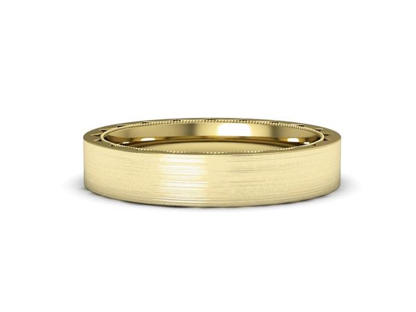 Obrączka pierścionek żółte złoto próba 585 - p16490zmp