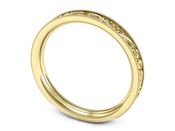 Obrączka pierścionek żółte złoto próba 585 - p16508z - 3