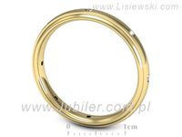 Obrączka z brylantami żółte złoto próba 585 - p16539z- 3