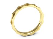 Obrączka pierścionek żółte złoto próba 585 - p16544z - 3