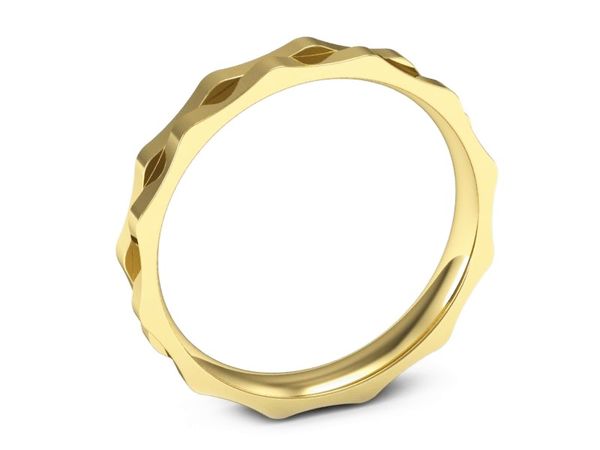 Obrączka pierścionek żółte złoto próba 585 - p16544z