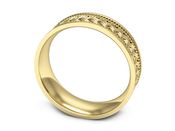 Obrączka pierścionek żółte złoto próba 585 - p16568z - 3