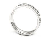 Obrączka pierścionek białe złoto próba 585 - p16570b - 3