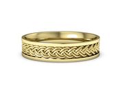 Obrączka pierścionek żółte złoto próba 585 - p16570z - 2