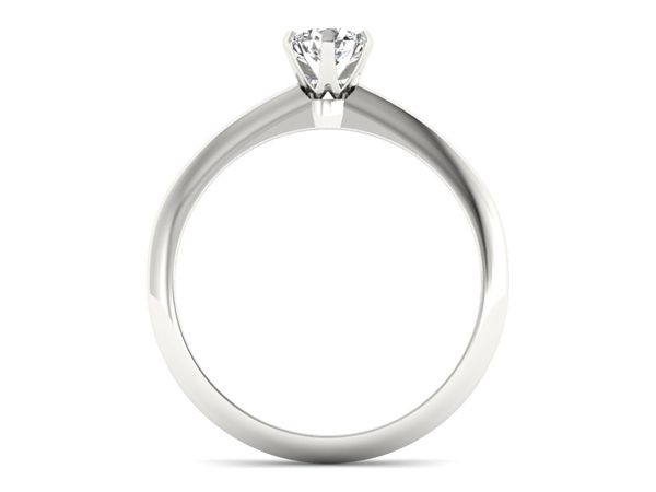 Pierścionek z diamentem białe złoto promocja - p16959bnpro