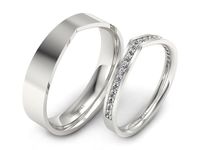 Obrączki z brylantami białe złoto próba 585 - p2550150t238b- 3