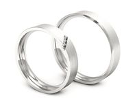 Obrączki ślubne obrączki złote z brylantami białe złoto 585 - P40150T226bmp- 3