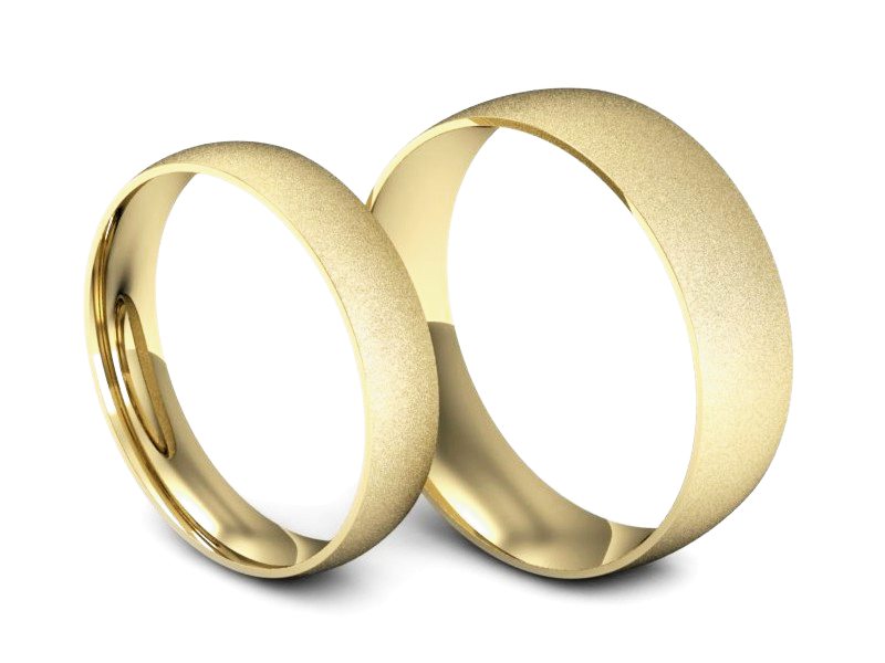 Obrączki klasyczne obrączki żółte złoto - P4060120T129zms — zdjęcie 3