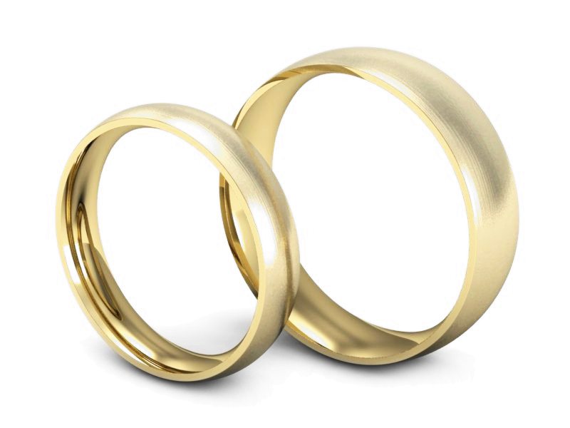 Obrączki klasyczne obrączki żółte złoto - P4060160T130zmp — zdjęcie 3