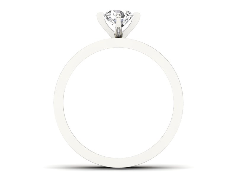 Pierścionek z diamentami żółte i białe złoto - P47145T33bzV — zdjęcie 2