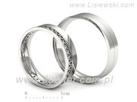 Obrączki ślubne złote obrączki z diamentami zlote obraczki - P50150T201b- 3