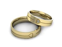 Obrączki ślubne obraczki zloto z diamentami nowoczesne - P50160T189z- 2