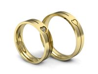 Obrączki ślubne obraczki zloto z diamentami nowoczesne - P50160T189z- 3